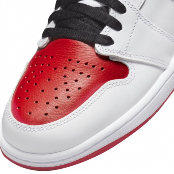 Air Jordan by Nike 1 Retro High OG Heritage White Red Black SZ. 10 - Picture 7 of 13